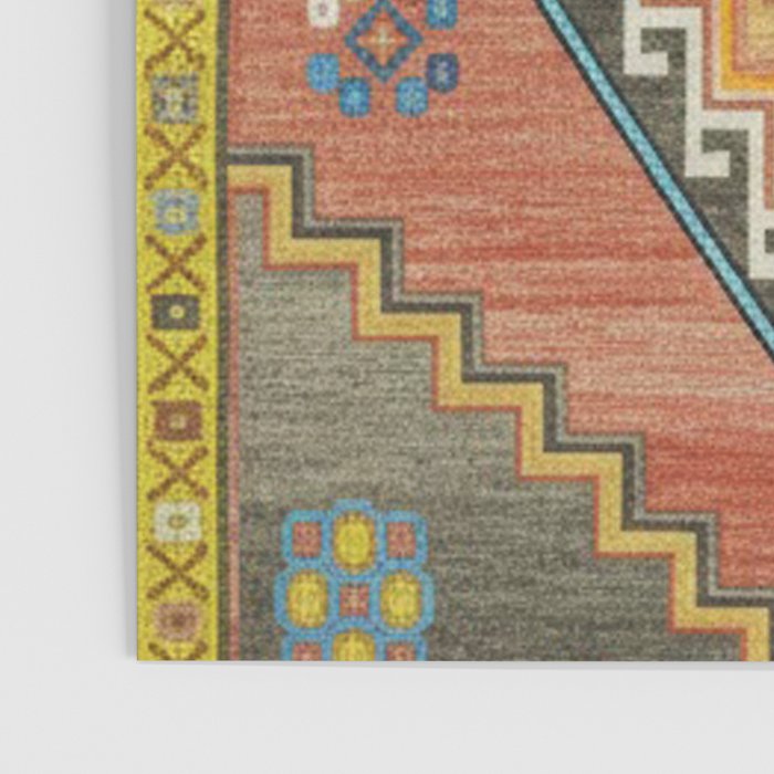 Moroccan Berber Geometric Rug Pattern Poster Gallery Image 3