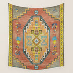 Moroccan Berber Geometric Rug Pattern Wall Tapestry Gallery Image 4