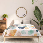 WILD WHIMS Abstract Watercolor Brush Strokes Comforter Gallery Image 3