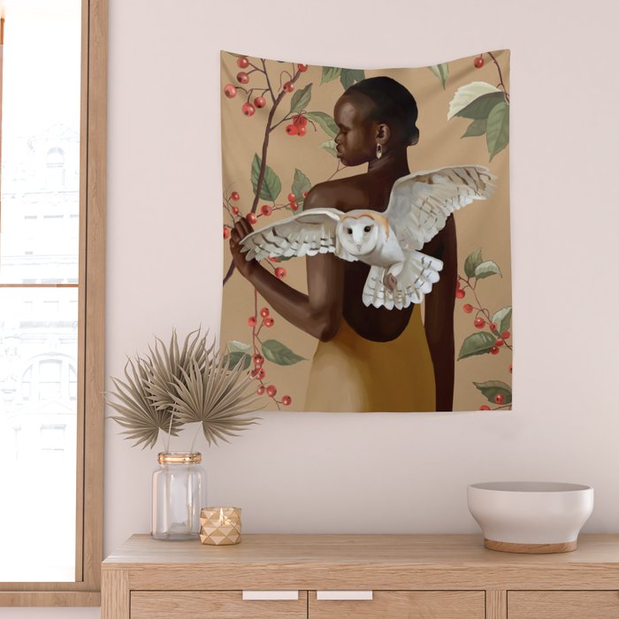 Stillness and Flight 2 Wall Tapestry Gallery Image 2