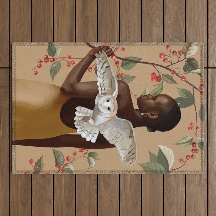 Stillness and Flight 2 Outdoor Rug Gallery Image 1