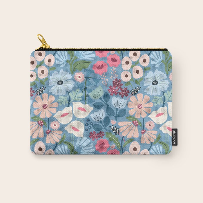 Meadow muse - heritage blue Carry All Pouch Gallery Image 1