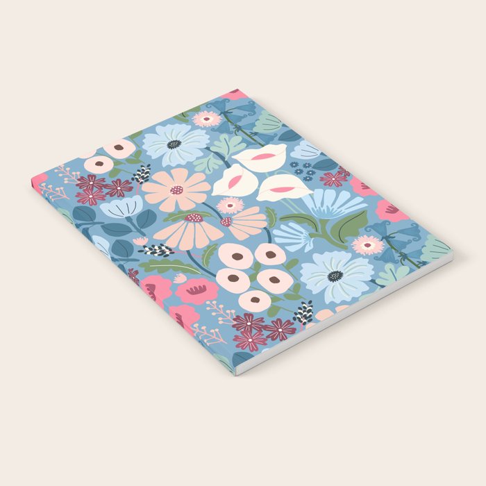 Meadow muse - heritage blue Notebook Gallery Image 1