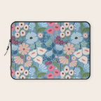 Meadow muse - heritage blue Laptop Sleeve Gallery Image 1