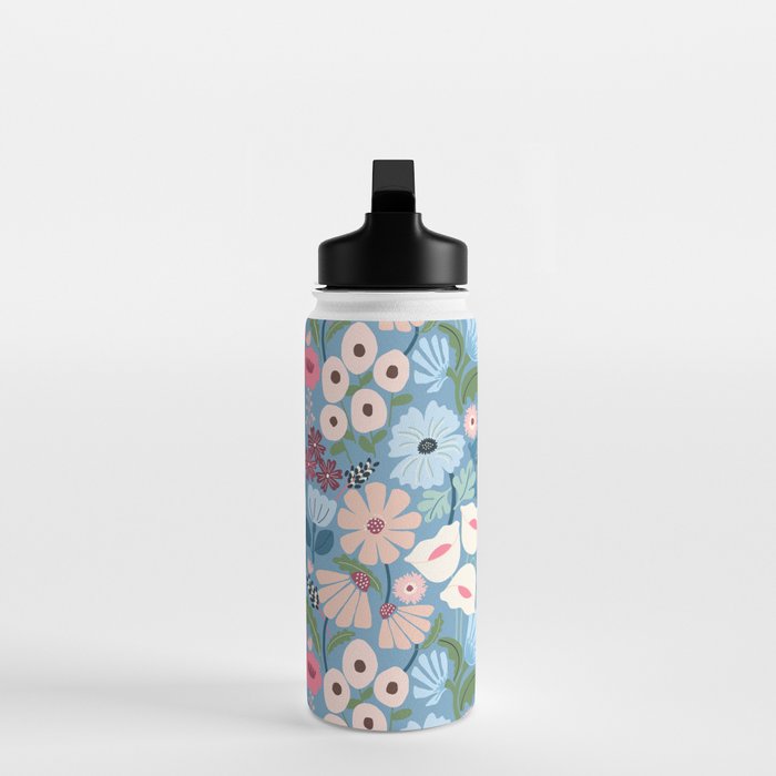 Meadow muse - heritage blue Water Bottle Gallery Image 3