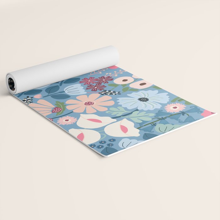 Meadow muse - heritage blue Yoga Mat Gallery Image 2