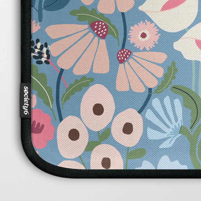 Meadow muse - heritage blue Laptop Sleeve Gallery Image 3