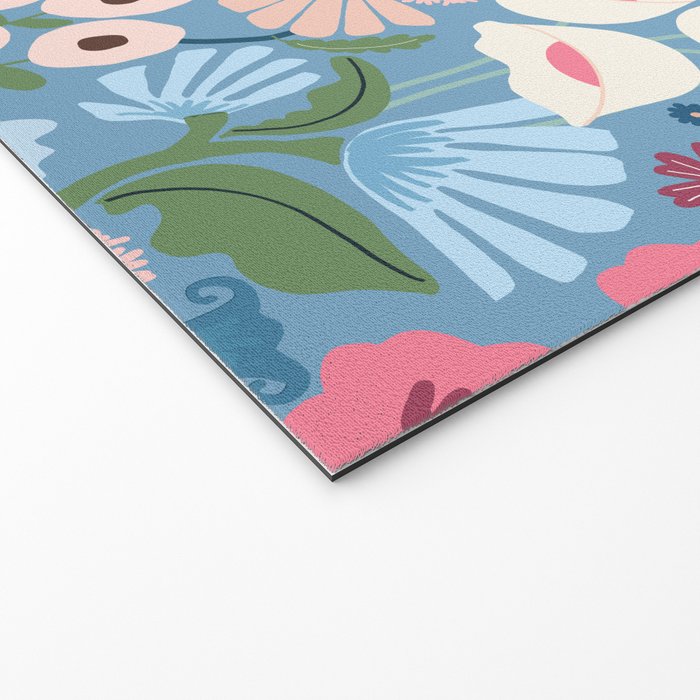 Meadow muse - heritage blue Welcome Mat Gallery Image 2