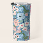 Meadow muse - heritage blue Travel Mug Gallery Image 3