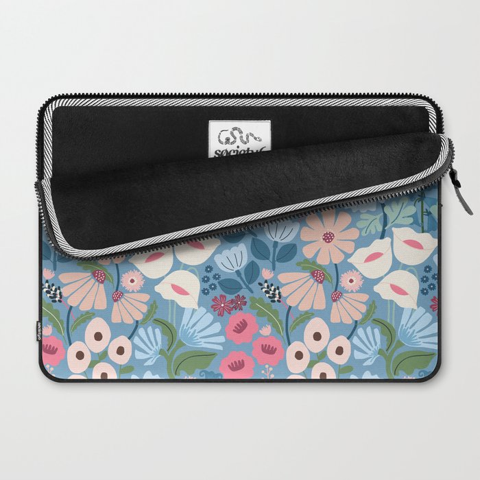 Meadow muse - heritage blue Laptop Sleeve Gallery Image 2