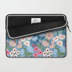 Meadow muse - heritage blue Laptop Sleeve Gallery Image 2