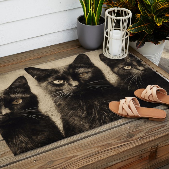 We are watching you. Outdoor Rug Gallery Image 2