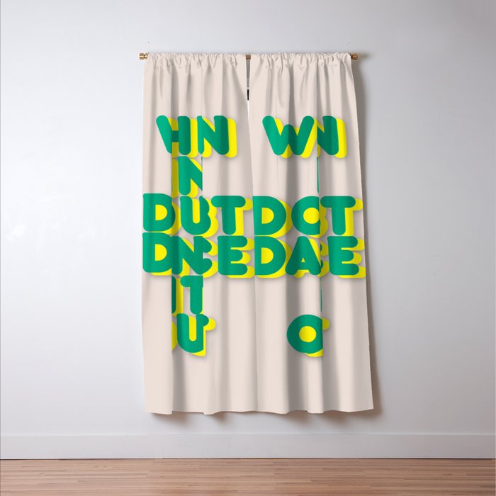 When in doubt dance it out no2 Window Curtain Gallery Image 3