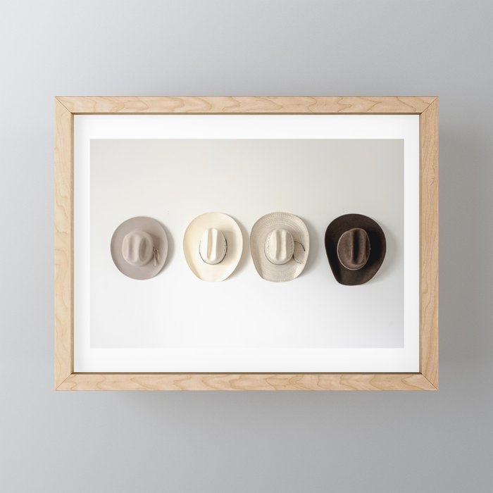 Cowboy Hat Wall Mini Art Print Gallery Image 1