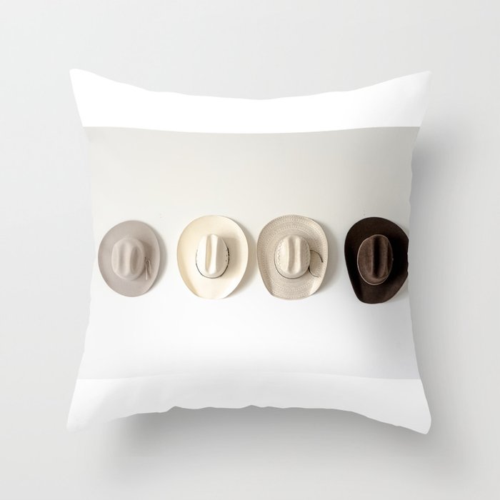 Cowboy Hat Wall Throw Pillow Gallery Image 6