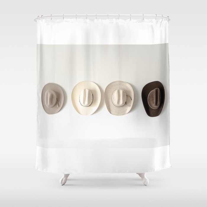 Cowboy Hat Wall Shower Curtain