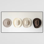 Cowboy Hat Wall Desk Mat Gallery Image 3