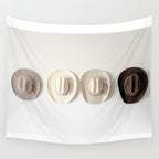 Cowboy Hat Wall Wall Tapestry Gallery Image 4