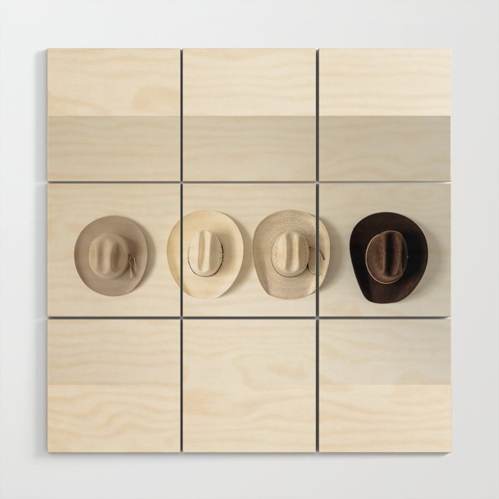 Cowboy Hat Wall Wood Wall Art Gallery Image 1