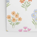 Delicate Hand-Drawn Pastel Floral Meadow Wildflowers  Poster Gallery Image 3