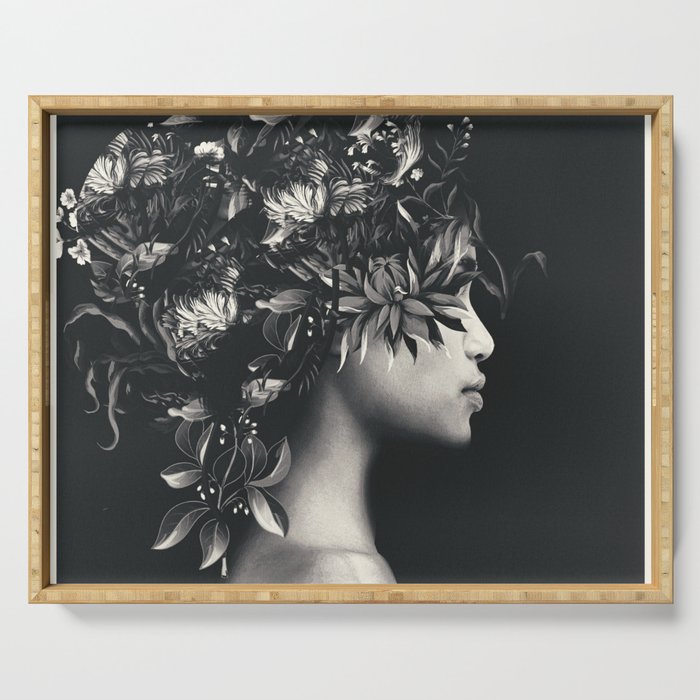 Night Bloom Serving Tray Gallery Image 1