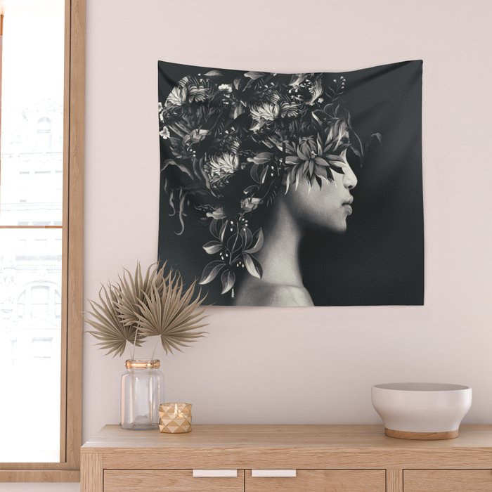 Night Bloom Wall Tapestry Gallery Image 2