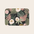 Floral garden tropical 7F Bath Mat Gallery Image 1