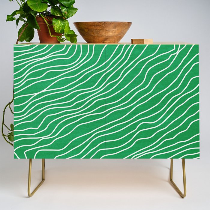 Strokes 04: Rain Forest Green Edition Credenza Gallery Image 1