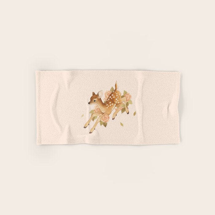 Hopping Fawn Bath Towel Gallery Image 1