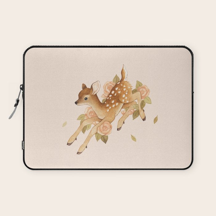 Hopping Fawn Laptop Sleeve Gallery Image 1