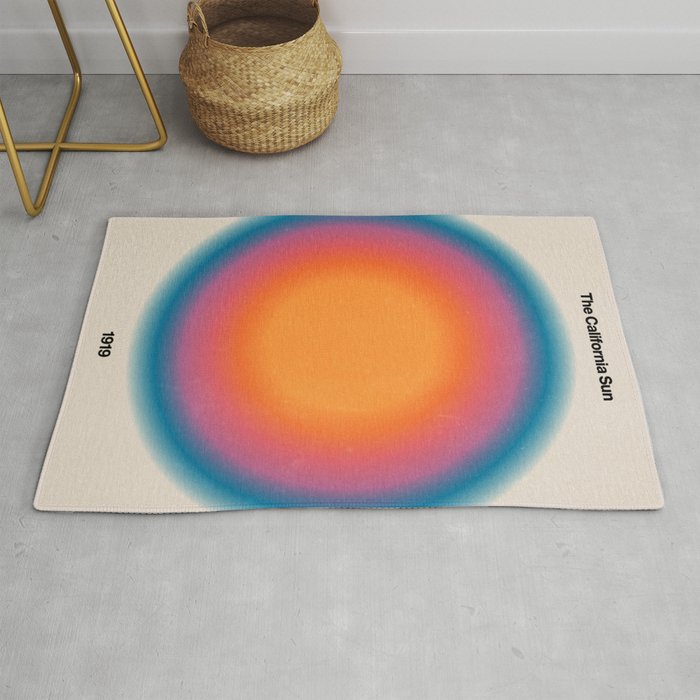 Vintage California Sun: Gradient Edition Rug Gallery Image 1