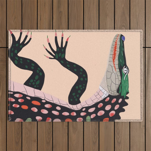 Crocodile Outdoor Rug Gallery Image 1