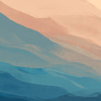 Blue Waves In Desert Peaks Coffee Mug Gallery Image 2