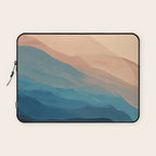 Blue Waves In Desert Peaks Laptop Sleeve Gallery Image 1