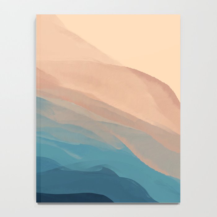 Blue Waves In Desert Peaks Notebook Gallery Image 4