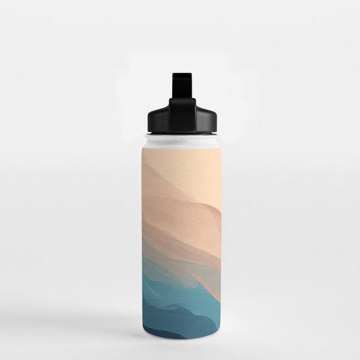 Blue Waves In Desert Peaks Water Bottle Gallery Image 2