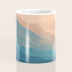Blue Waves In Desert Peaks Coffee Mug Gallery Image 4