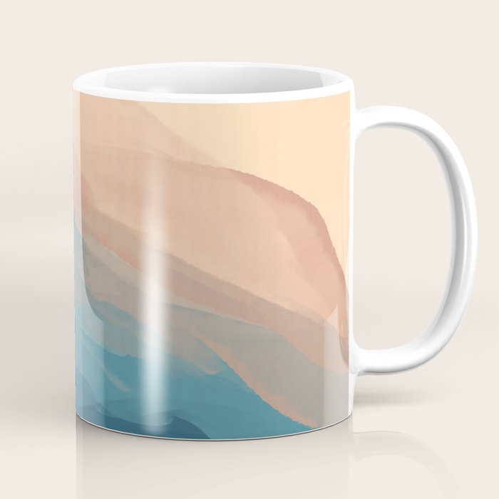 Blue Waves In Desert Peaks Coffee Mug Gallery Image 1