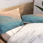 Blue Waves In Desert Peaks Pillow Sham Gallery Image 2