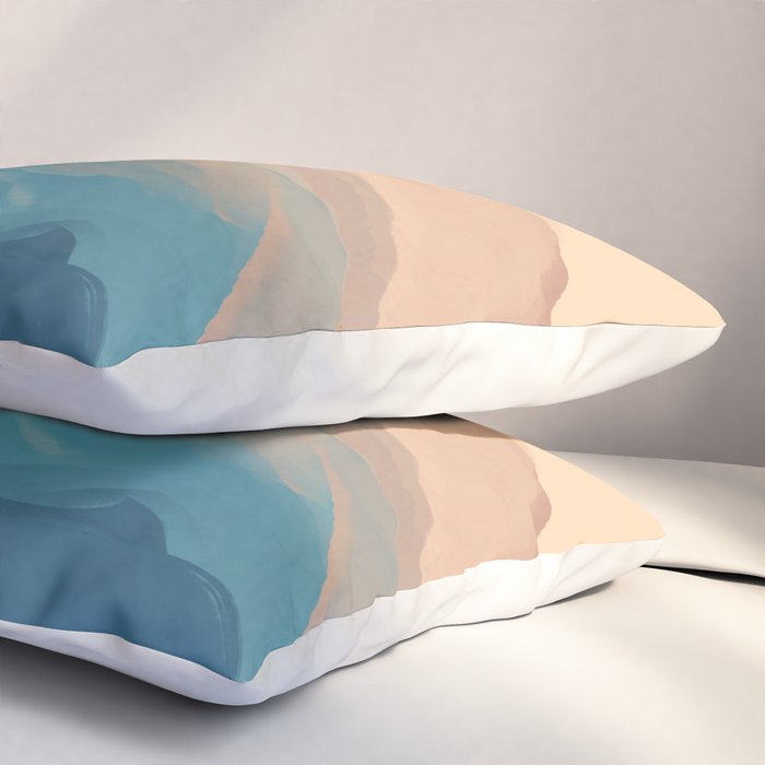 Blue Waves In Desert Peaks Pillow Sham Gallery Image 3