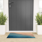 Blue Waves In Desert Peaks Welcome Mat Gallery Image 3