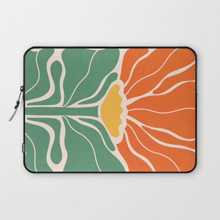 Modern Boho Art Nouveau Floral 1.1 Laptop Sleeve Gallery Image 1