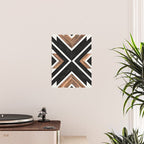 Urban Tribal Pattern No.1 - Concrete and Wood Poster Gallery Image 2