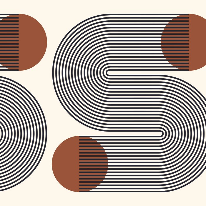 Abstraction_SUN_LINE_POP_ART_Minimalism_S001S Coffee Mug Gallery Image 2