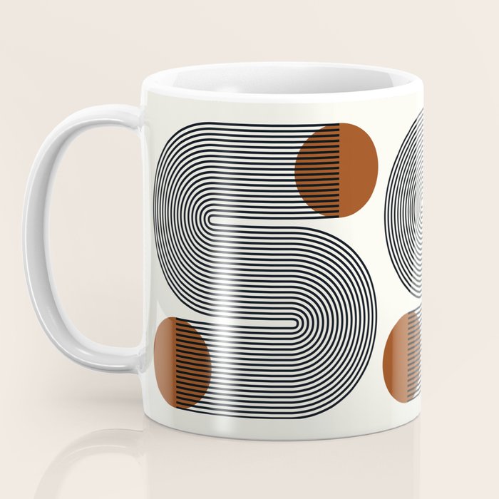 Abstraction_SUN_LINE_POP_ART_Minimalism_S001S Coffee Mug Gallery Image 3