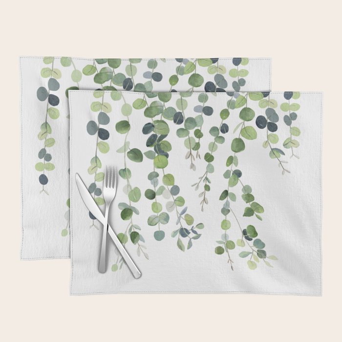 Eucalyptus Watercolor 4 Placemat Gallery Image 1
