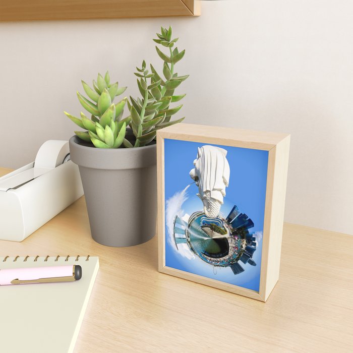 Singapore, The Merlion Mini Art Print Gallery Image 2