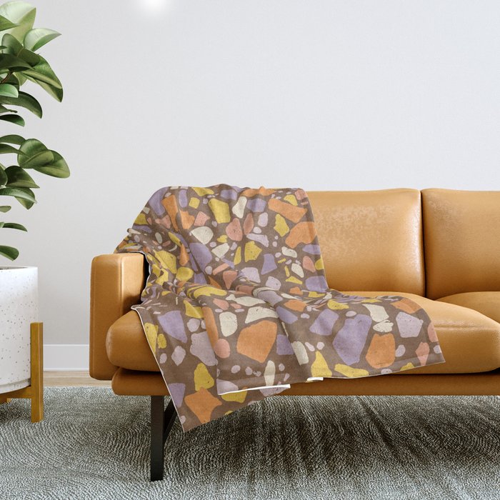 Terrazzo#2 Throw Blanket Gallery Image 1