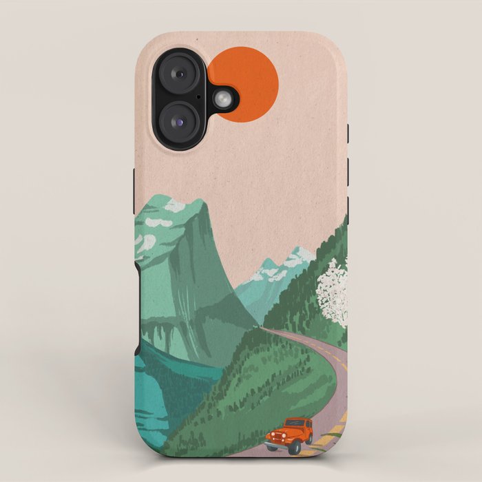 Montana Mountain Escape iPhone Case Gallery Image 1