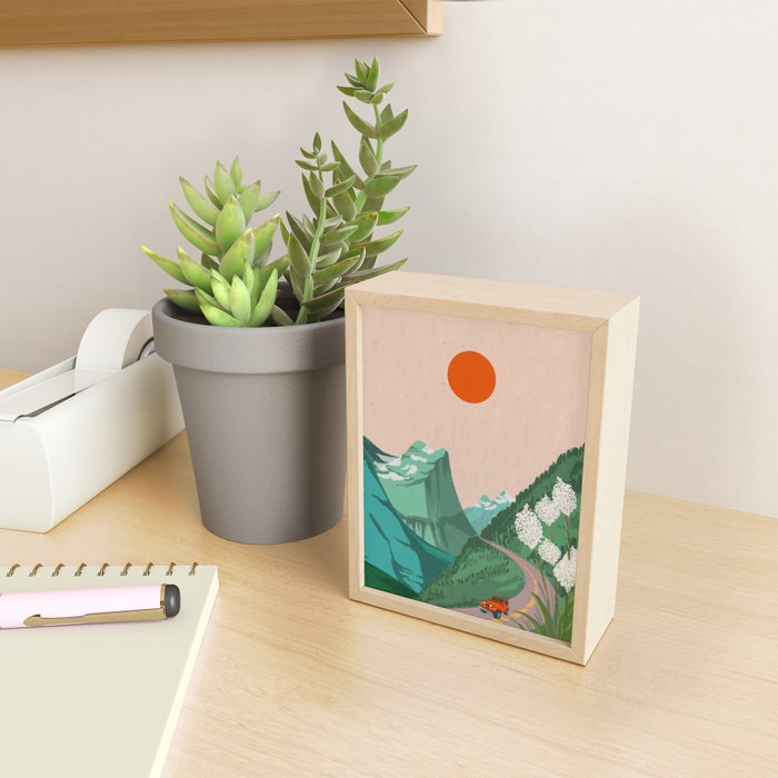 Montana Mountain Escape Mini Art Print Gallery Image 2